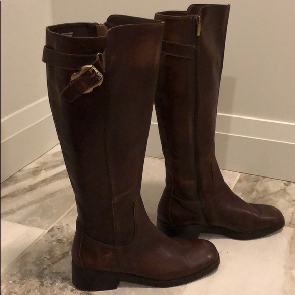 SOLD - Hilary Radley Leather Knee High Boots - Picture 5 of 8